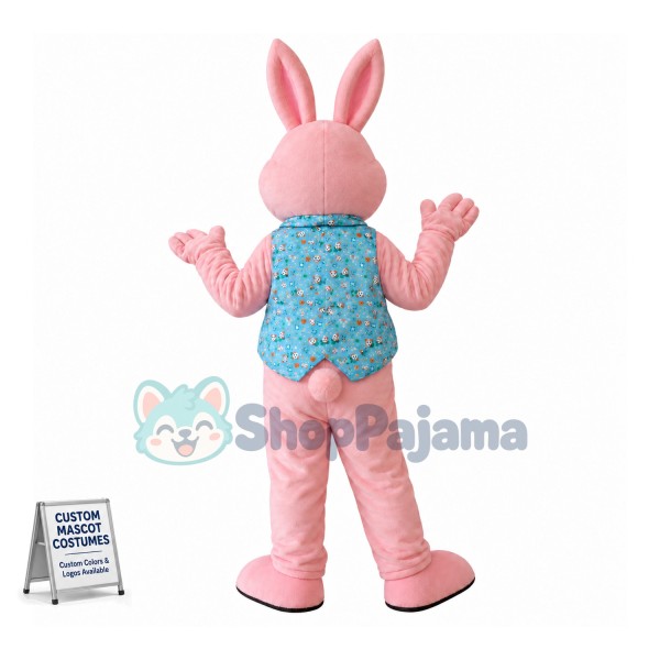 Affordable Pink Rabbit Mascot Costume