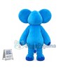 Superb Blue Elephant Mascot Costume