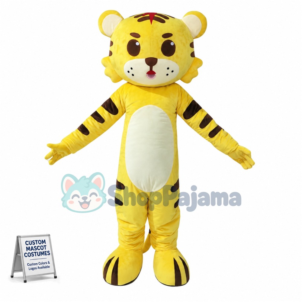 Affordable Little Tiger Mascot Costume