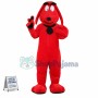 Affordable Red Dog Mascot Costume