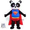 Super Hero Panda Mascot Costume