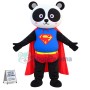 Super Hero Panda Mascot Costume
