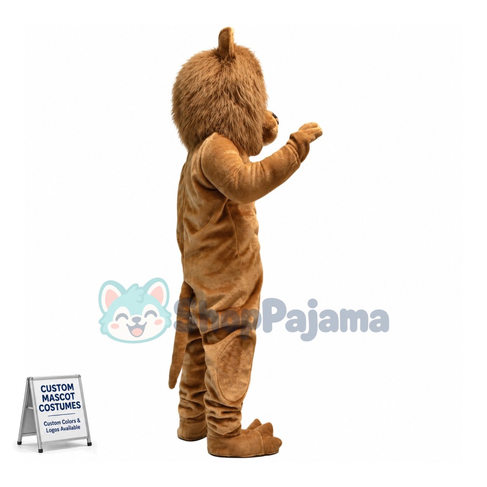 Superb Power Lion Mascot Costume