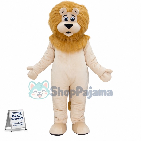 Superb Deluxe Lion Mascot Costume