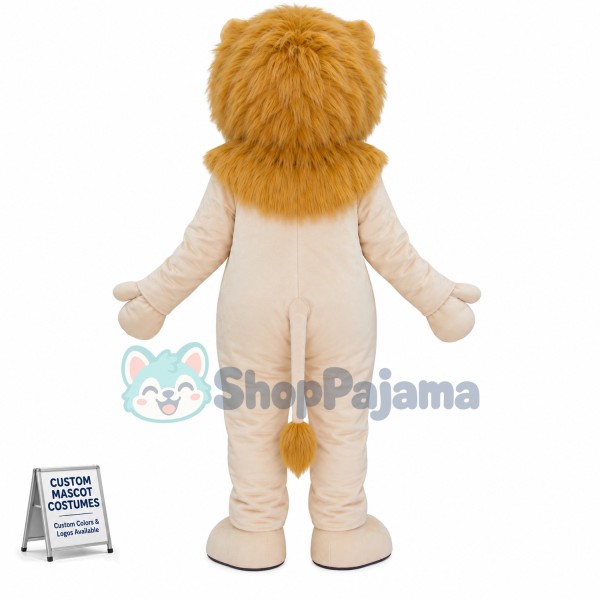 Superb Deluxe Lion Mascot Costume