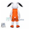 Sport White Bunny Mascot Costume