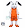 Sport White Bunny Mascot Costume