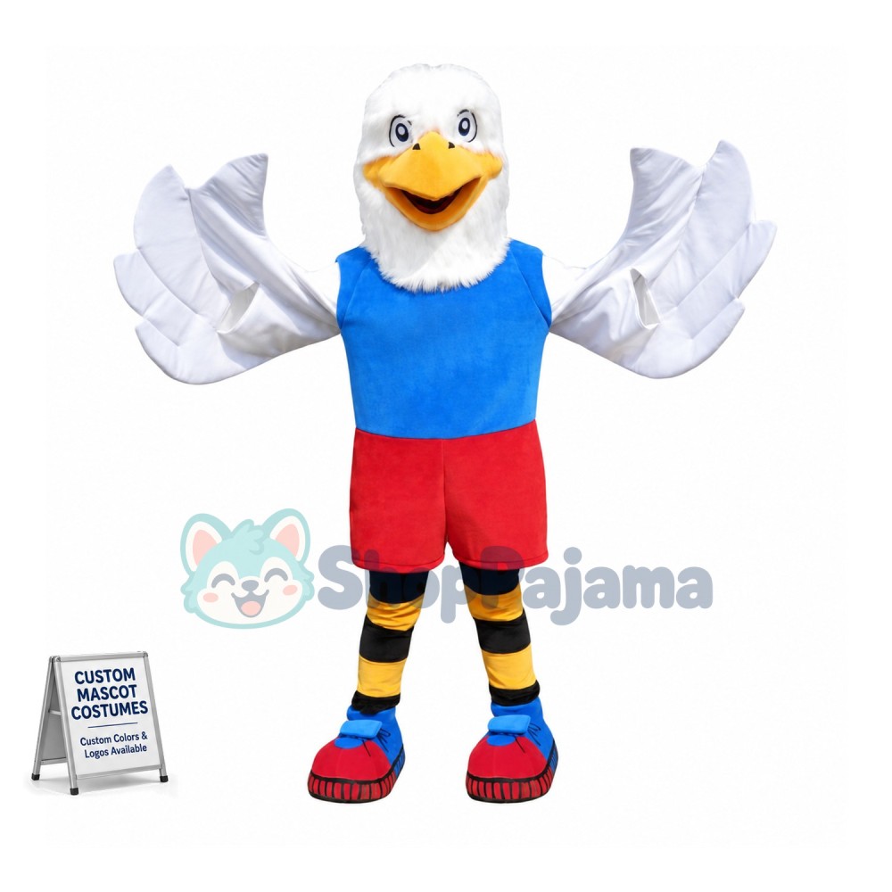 Superb College Eagle Mascot Costume