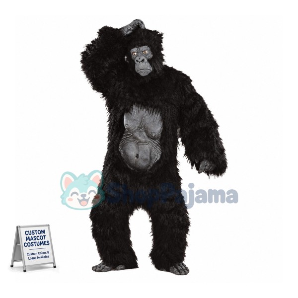 Black Gorilla Mascot Costume