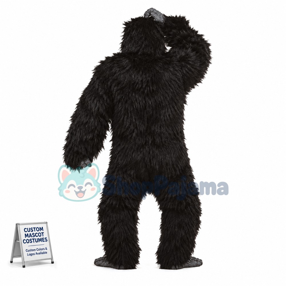 Black Gorilla Mascot Costume