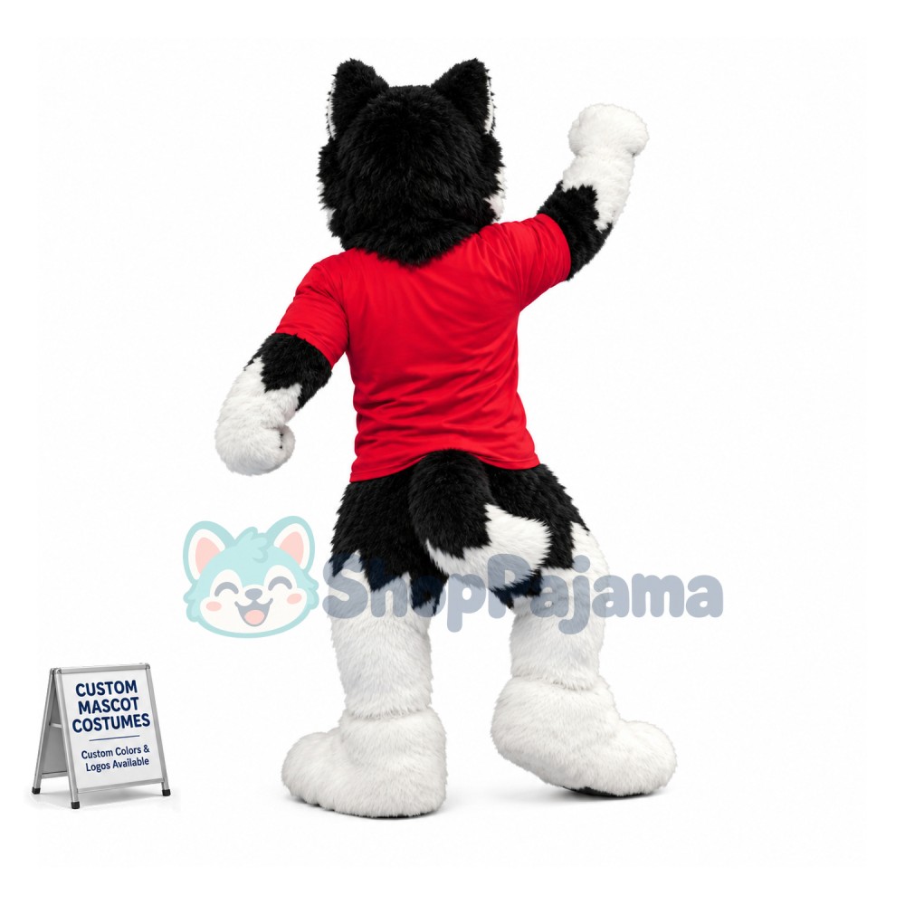 Superb College Wolf Mascot Costume