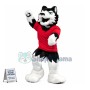 Superb College Wolf Mascot Costume