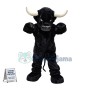 Superb Black Bull Mascot Costume