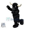 Superb Black Bull Mascot Costume