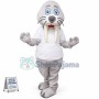 Gray Walrus Mascot Costume