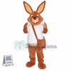 Superb Brown Rabbit Mascot Costume