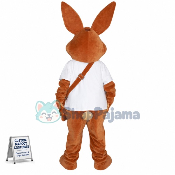 Superb Brown Rabbit Mascot Costume