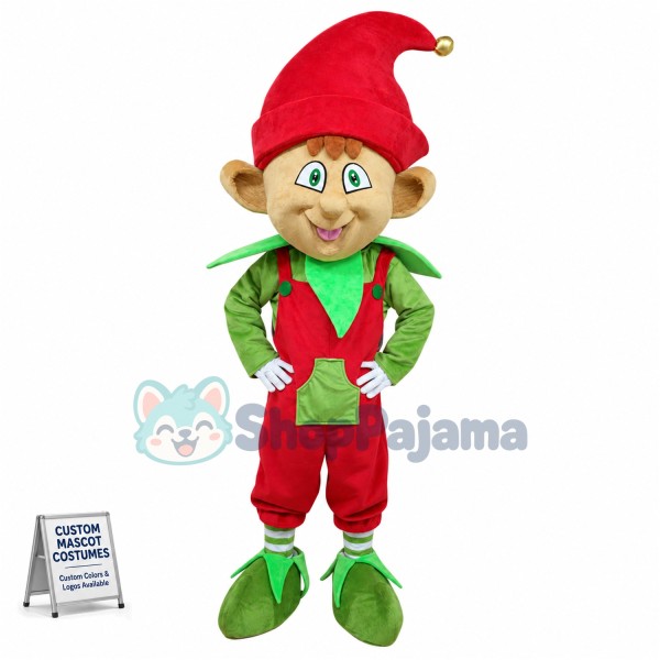 Superb Lightweight Christmas Elf Mascot Costume