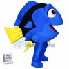 Blue Fish Dory Mascot Costume