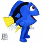 Blue Fish Dory Mascot Costume