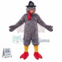 Grey Lightweight Turkey Mascot Costume