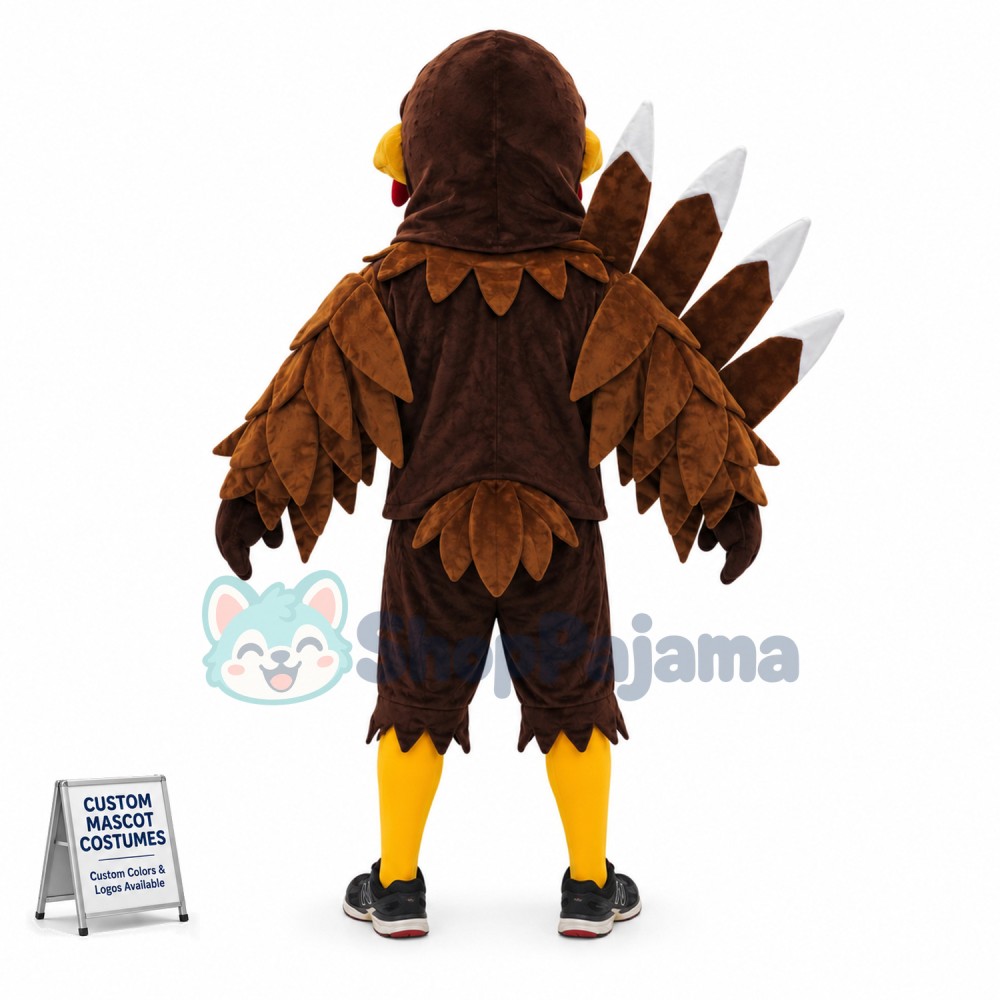 College Turkey Mascot Costume