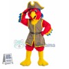 Superb Pirate Parrot Mascot Costume