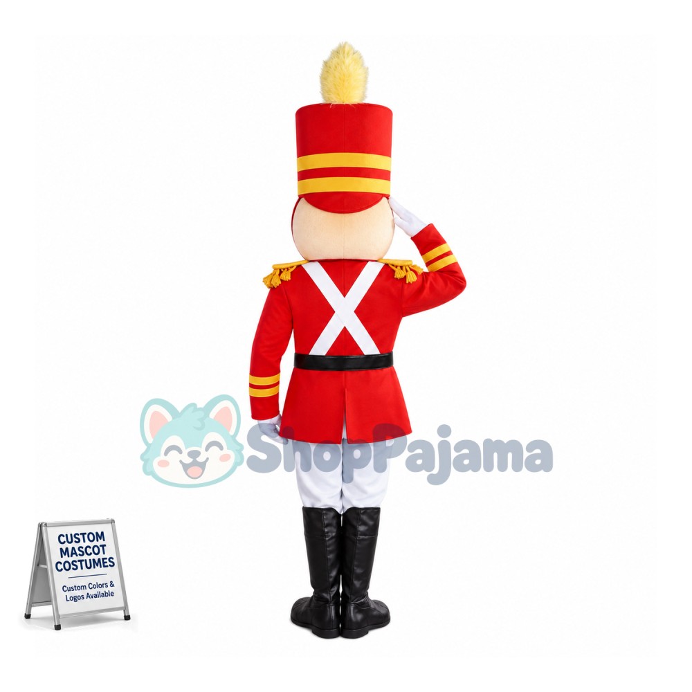 British Soldier Boy Mascot Costume
