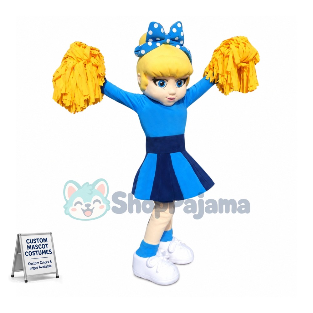 Superb Cheerleader Mascot Costume