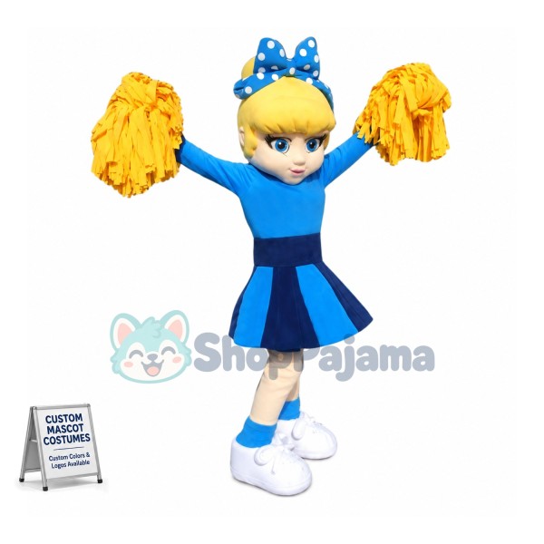 Superb Cheerleader Mascot Costume