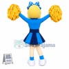 Superb Cheerleader Mascot Costume