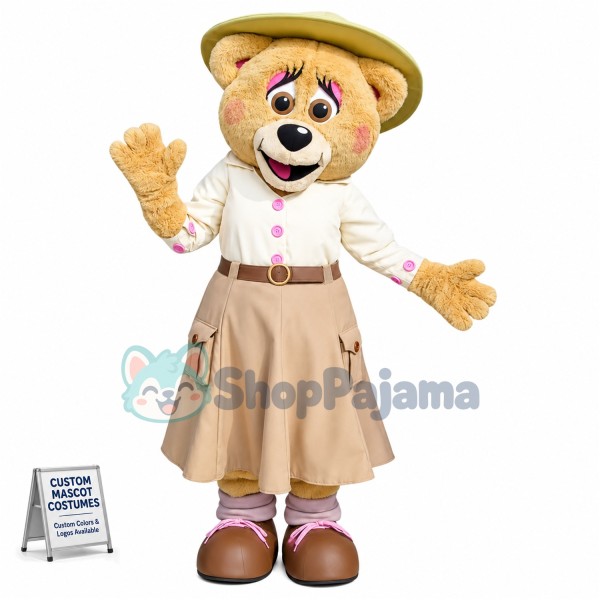 Beautiful Bear Mascot Costume
