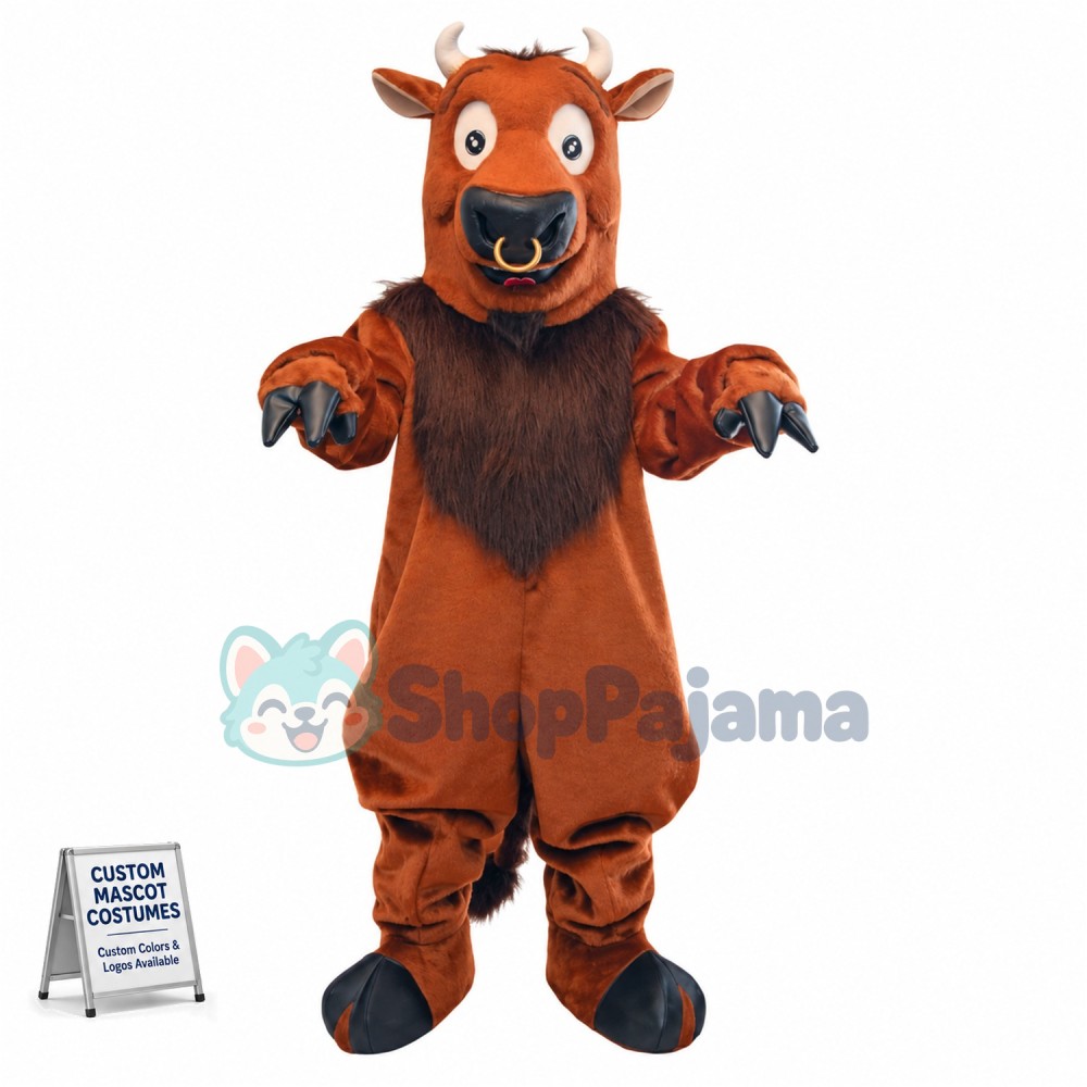 Superb Bull Mascot Costume