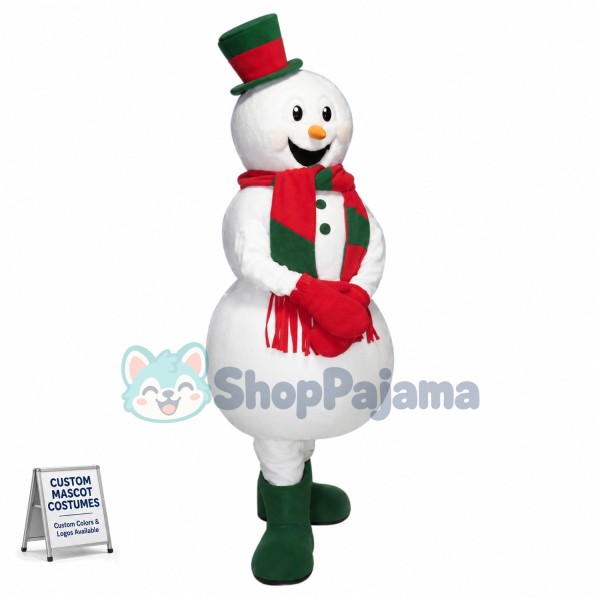 Affordable Christmas Snowman Mascot Costume