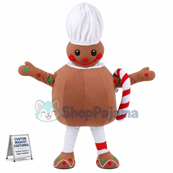 Affordable Gingerbread Mascot Costume