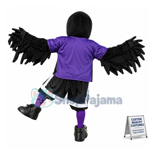 Superb Sport Raven Mascot Costume