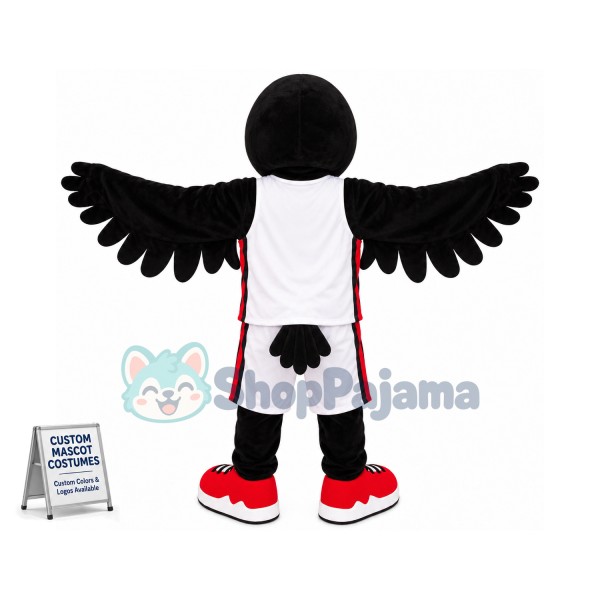 Black Lightweight Raven Mascot Costume