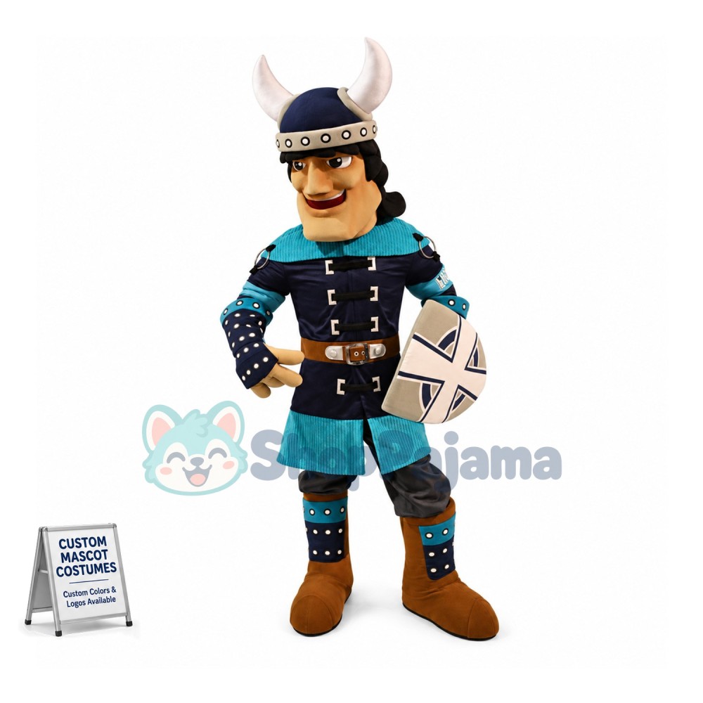 Viking Knight Mascot Costume