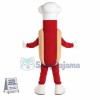 Chef Hot Dog Mascot Costume