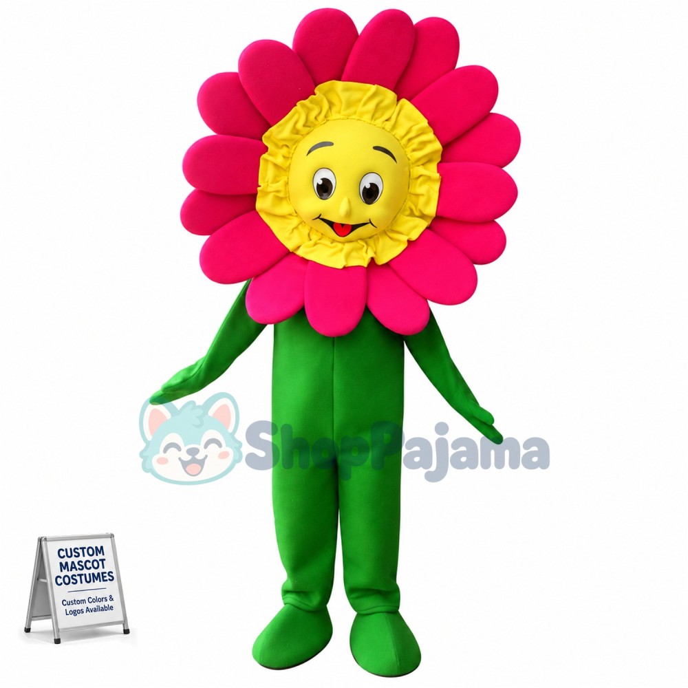 Affordable Flower Mascot Costume
