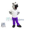 Superb Cute Zebra Mascot Costume