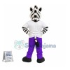 Superb Cute Zebra Mascot Costume