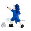 White & Blue Horse Mascot Costume