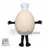 Chef Egg Mascot Costume