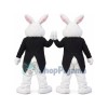 Handsome White Rabbit Mascot Costume