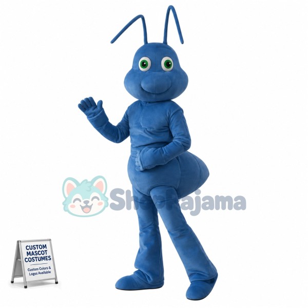 Affordable Blue Ant Mascot Costume