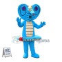 Affordable Blue Snake Mascot Costume