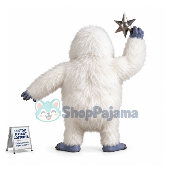 Abominable Snow Monster Yeti Mascot Costume