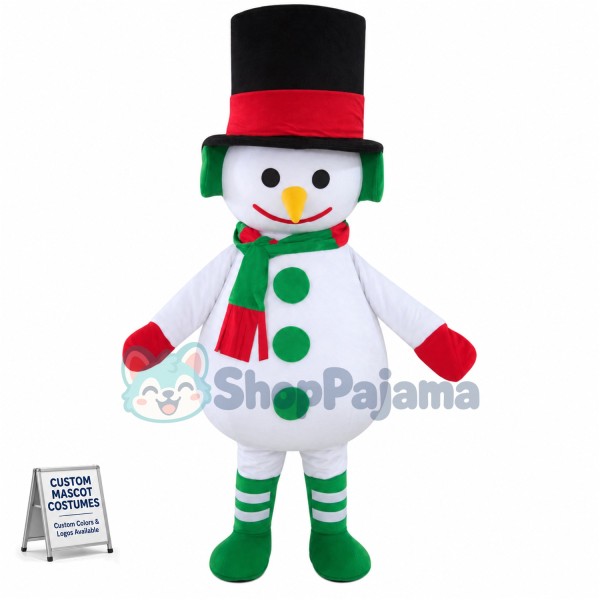 Affordable Lightweight Christmas Snowman Mascot Costume