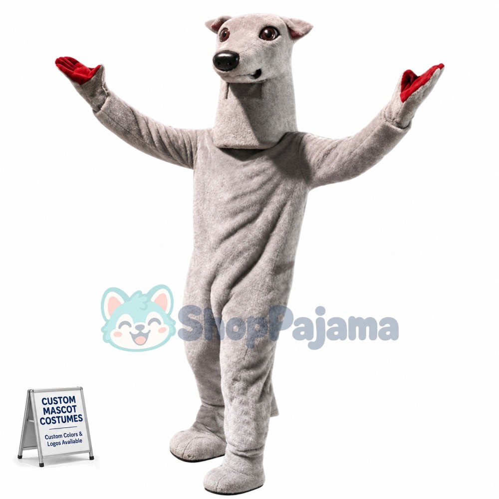 Sport Greyhound Mascot Costume